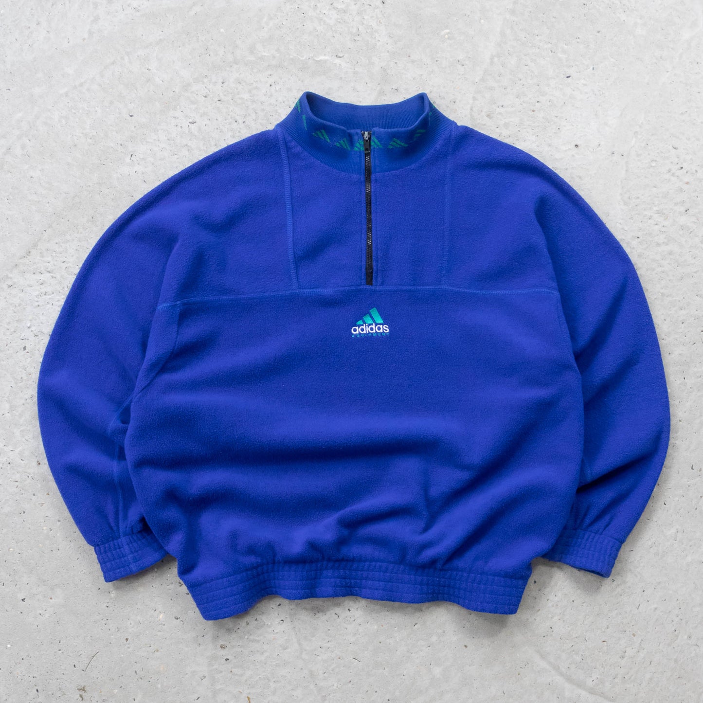 Adidas Equipment 1/4 Zip Fleece Pullover - 90s (L)