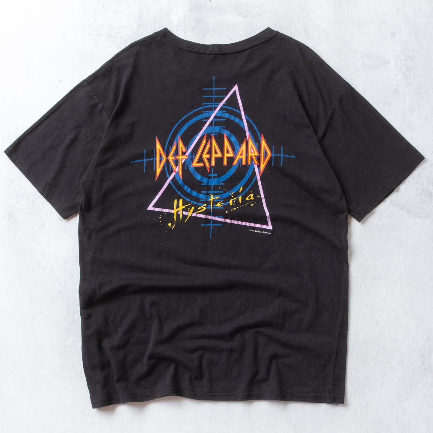 Vintage 1987 Def Leppard Hysteria Tee - L
