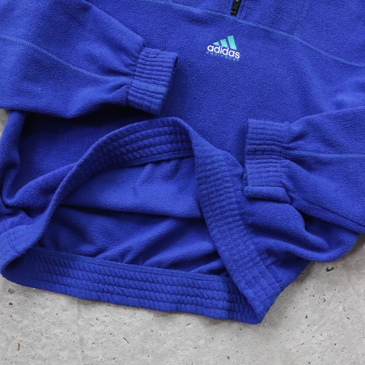Adidas Equipment 1/4 Zip Fleece Pullover - 90s (L)