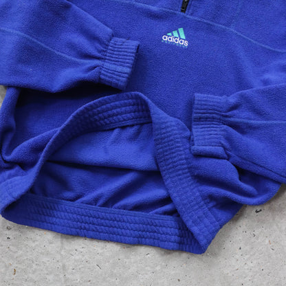 Adidas Equipment 1/4 Zip Fleece Pullover - 90s (L)