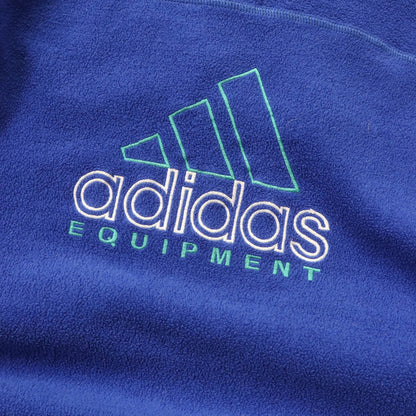 Adidas Equipment 1/4 Zip Fleece Pullover - 90s (L)