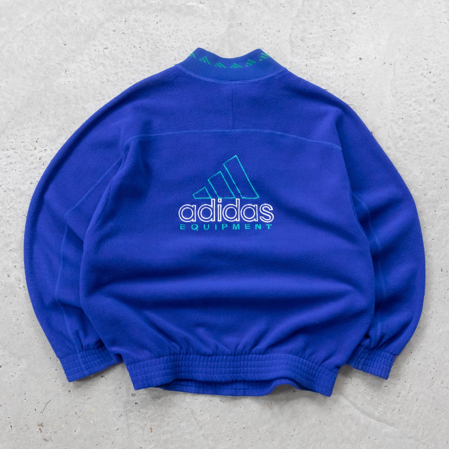 Adidas Equipment 1/4 Zip Fleece Pullover - 90s (L)