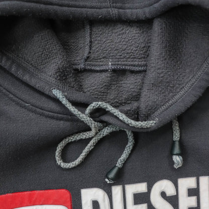 Diesel Denim Division Logo Hoodie - 90s (S)