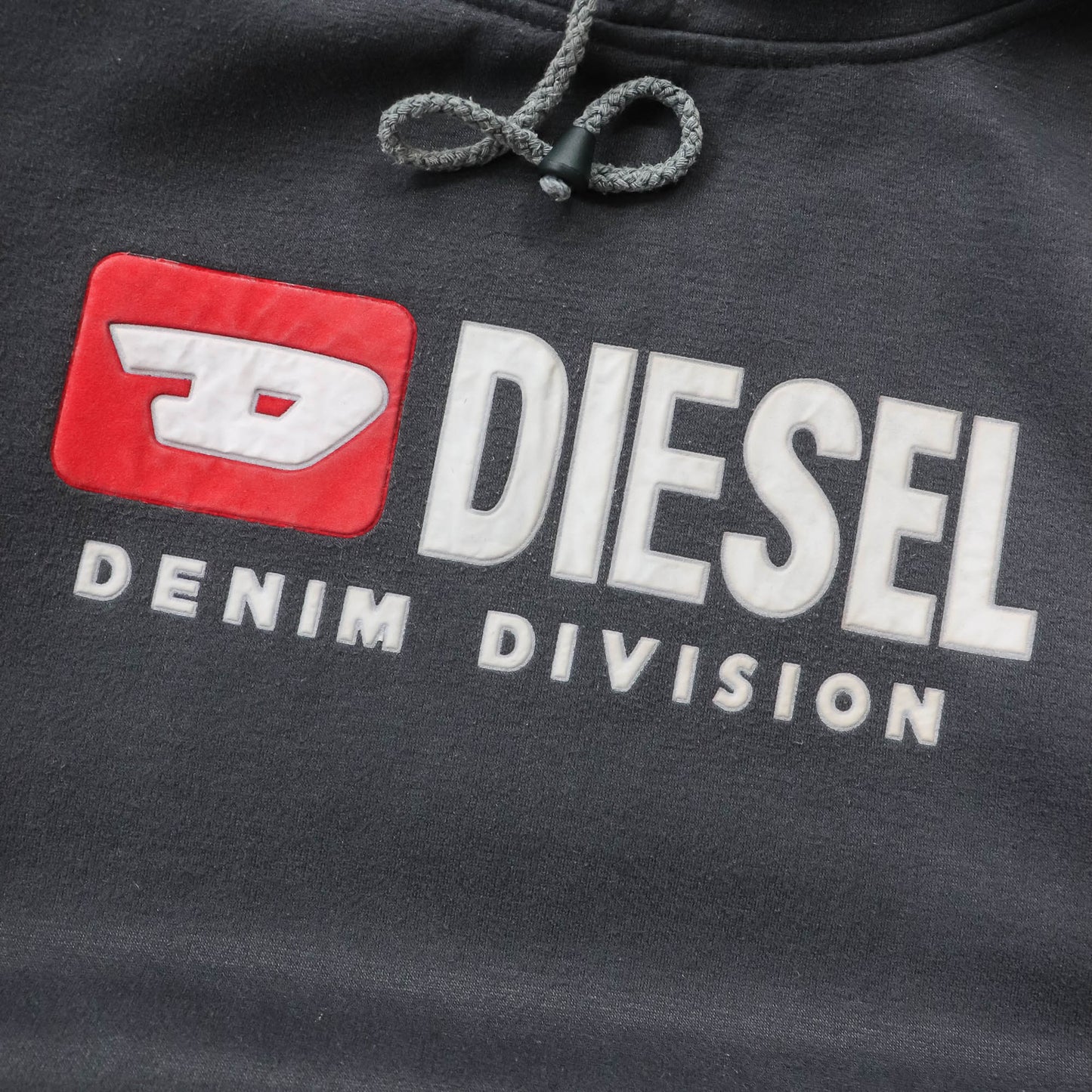 Diesel Denim Division Logo Hoodie - 90s (S)