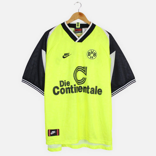 Vintage Borrusia Dortmund 1995/96 Home #6 Sammer Nike Jersey - XL