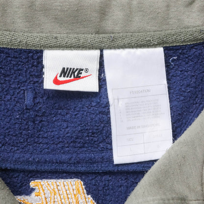 Nike Swoosh Embroidered 1/4 Zip Sweatshirt - 90s (L)