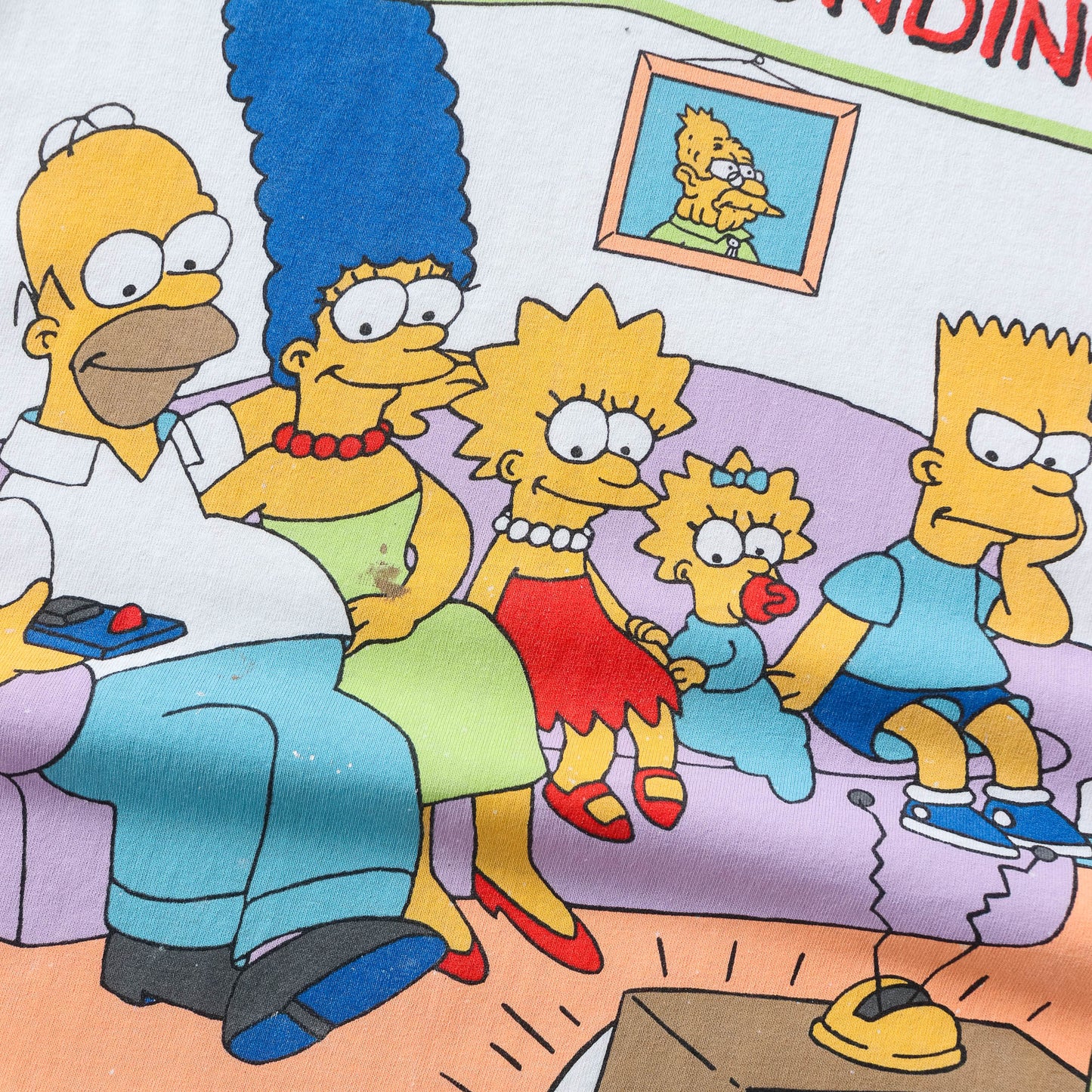 Vintage 1989 The Simpsons Family Bonding Tee - XL