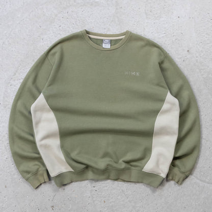 Nike Two-Tone Spellout Sweatshirt - 2000s (XL)