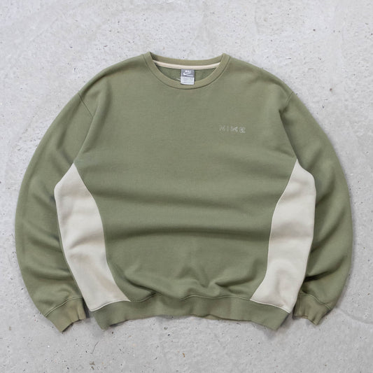 Nike Two-Tone Spellout Sweatshirt - 2000s (XL)