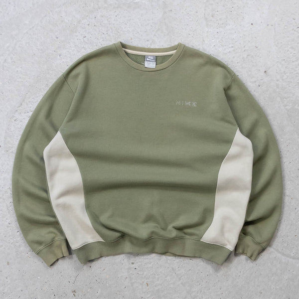 Nike Two-Tone Spellout Sweatshirt - 2000s (XL)