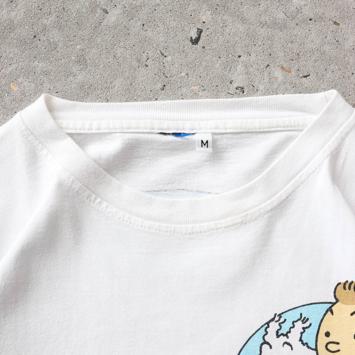 Vintage 90s Adventures of Tintin Destination Moon Tee - M