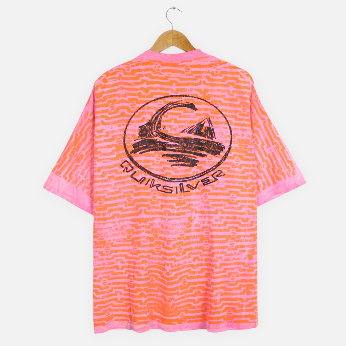 Vintage 90's Quiksilver AOP Tee - L