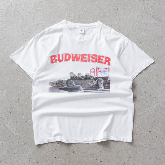 Vintage 1996 Budweiser Alligator Tee - XL