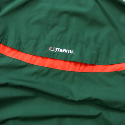 Nike Miami Hurricanes NCAA 1/4 Zip Windbreaker Jacket - 2000s (XL)