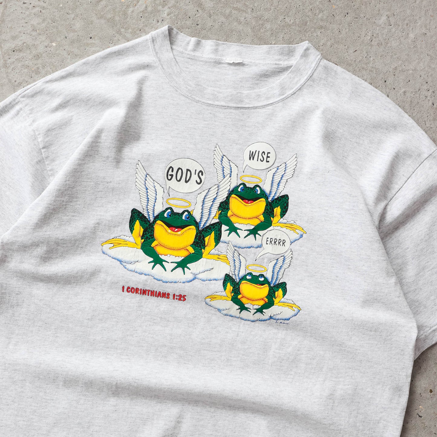 Vintage 90s God's Wiser Budweiser Parody Tee - L