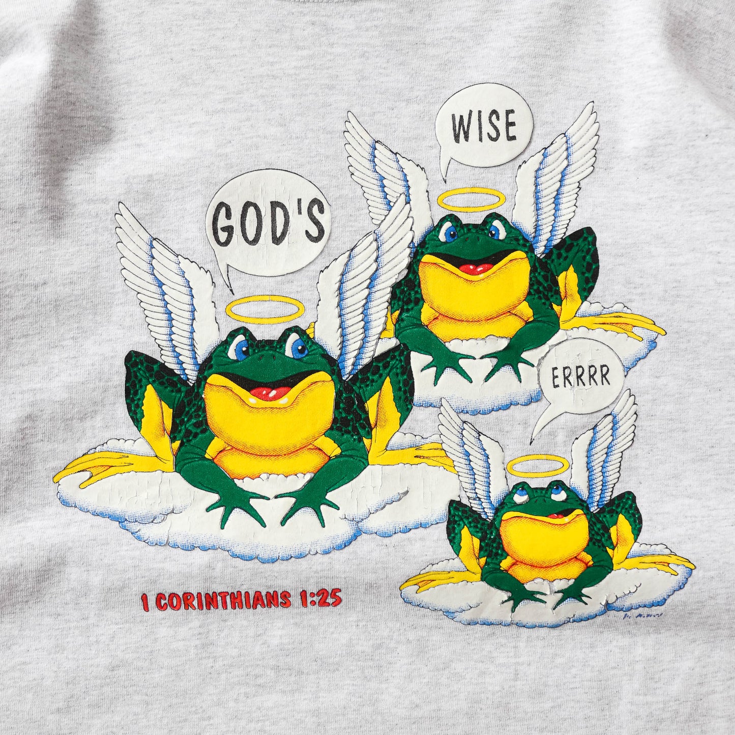 Vintage 90s God's Wiser Budweiser Parody Tee - L