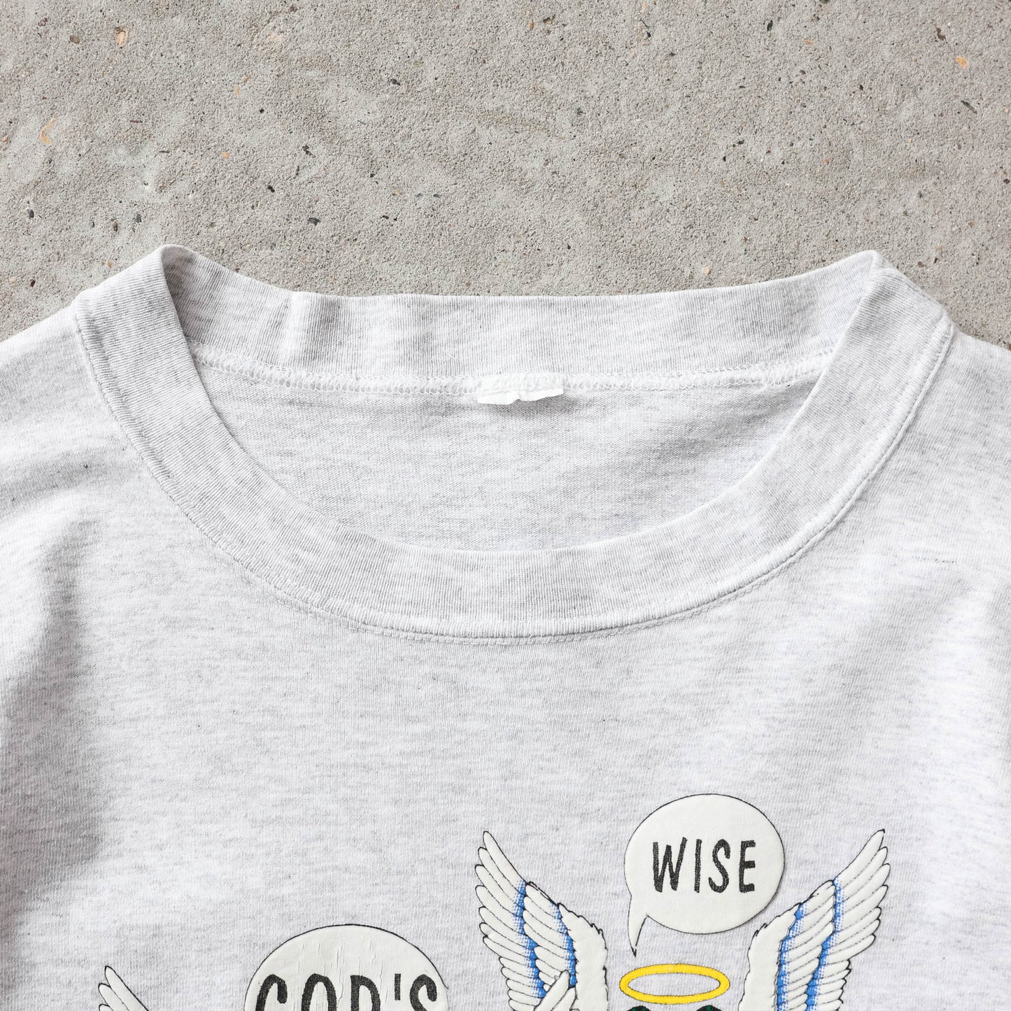 Vintage 90s God's Wiser Budweiser Parody Tee - L