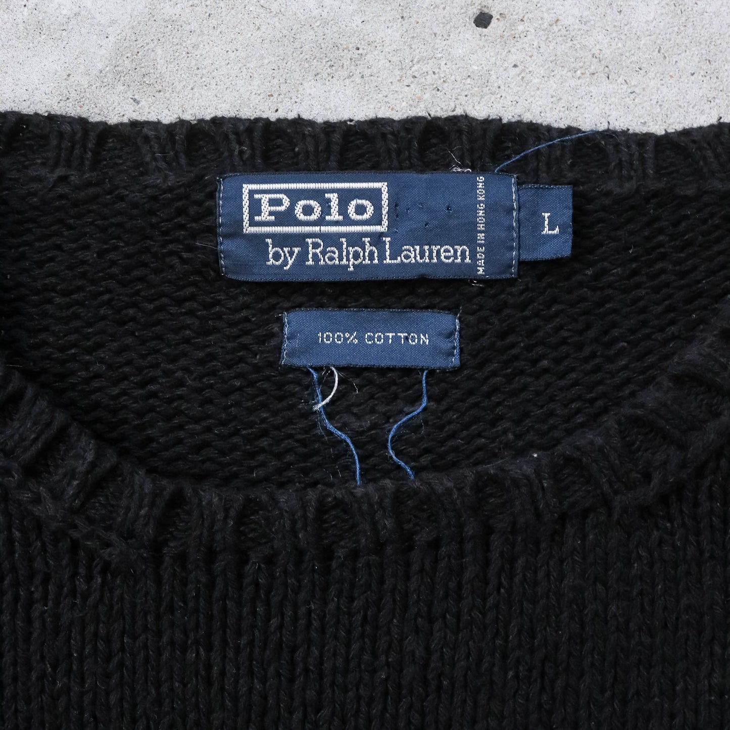 Polo Ralph Lauren Heavy Knit Sweater - 90s (L)