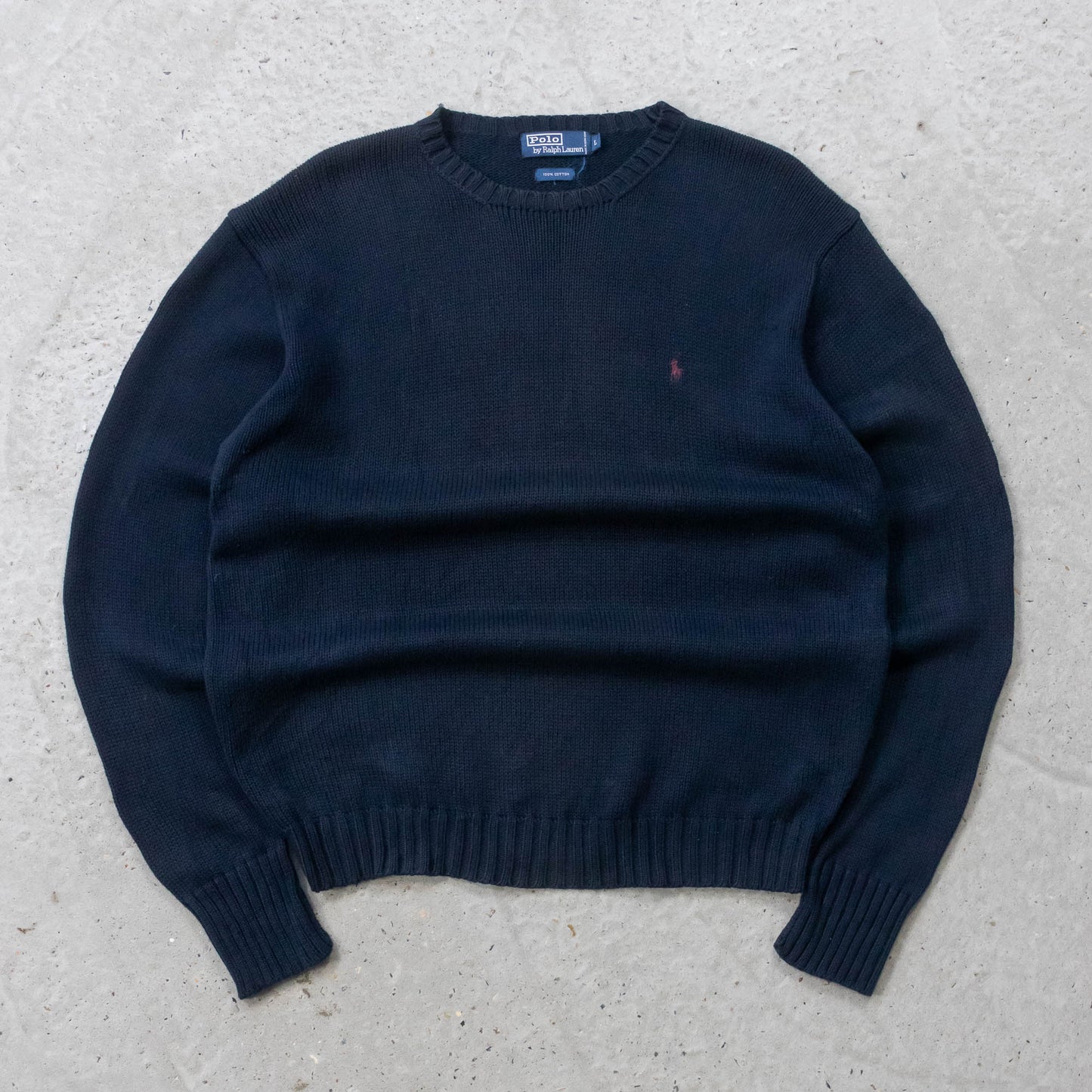 Polo Ralph Lauren Heavy Knit Sweater - 90s (L)