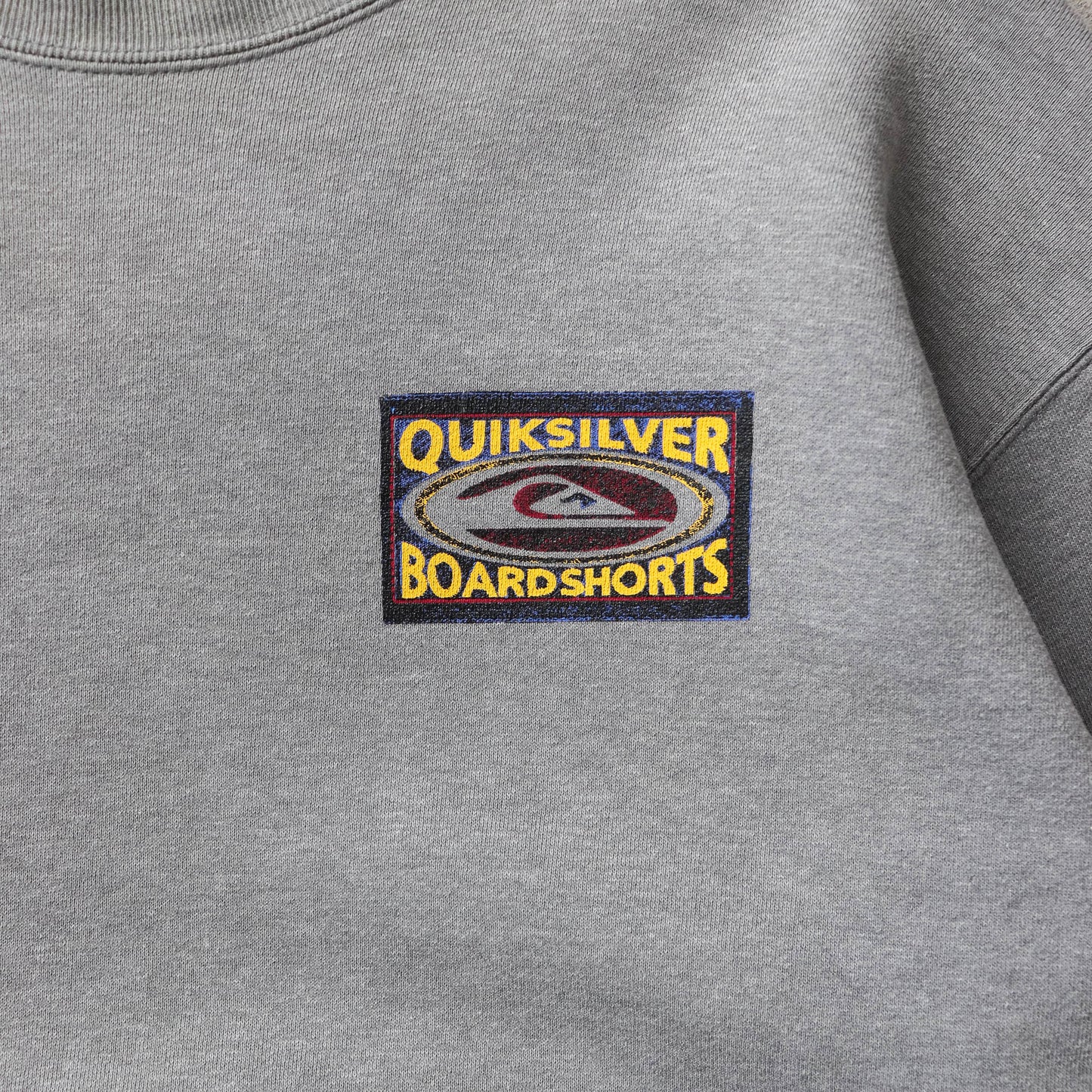 Vintage 90s Quiksilver Boardshorts Sweatshirt - M