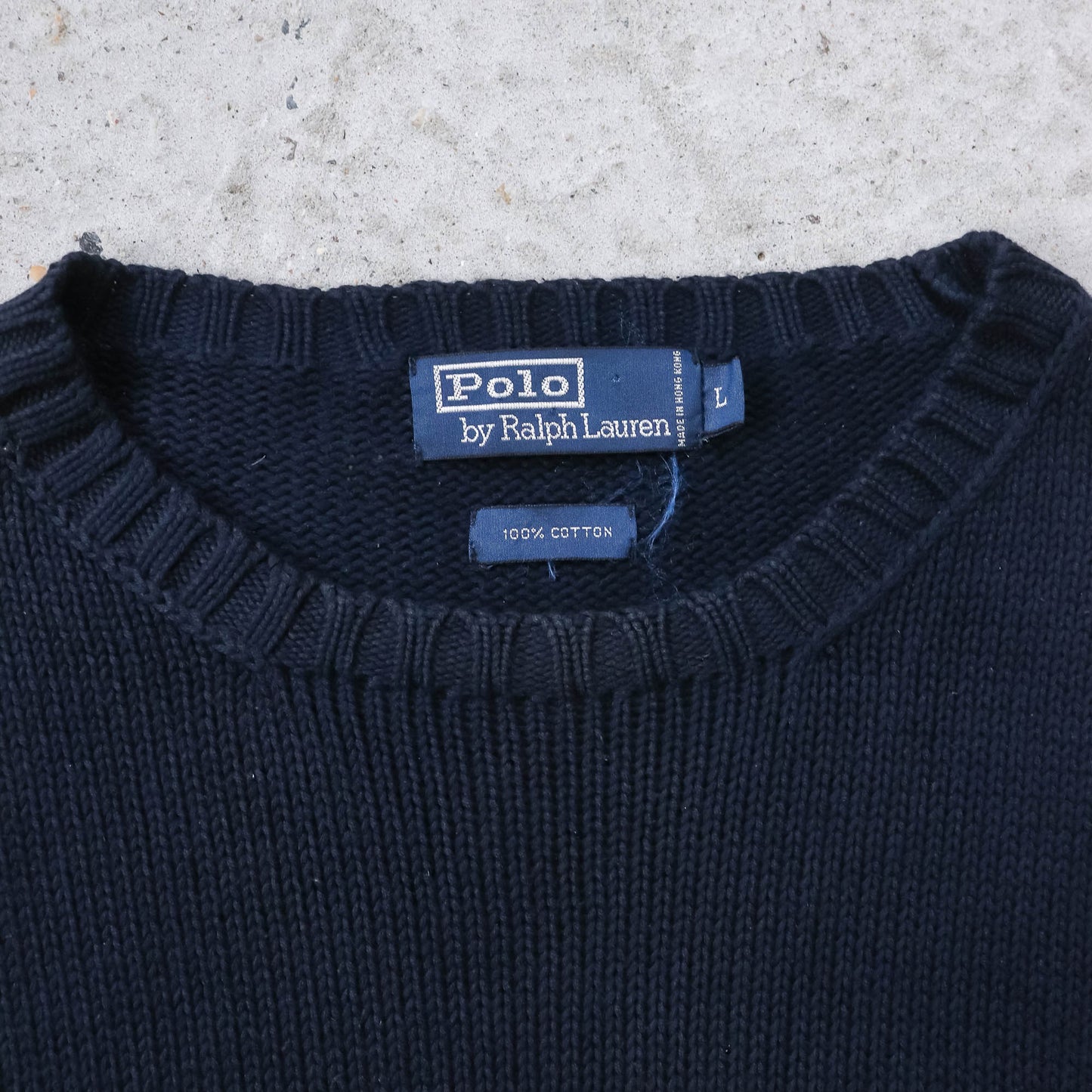 Polo Ralph Lauren Heavy Knit Sweater - 90s (L)