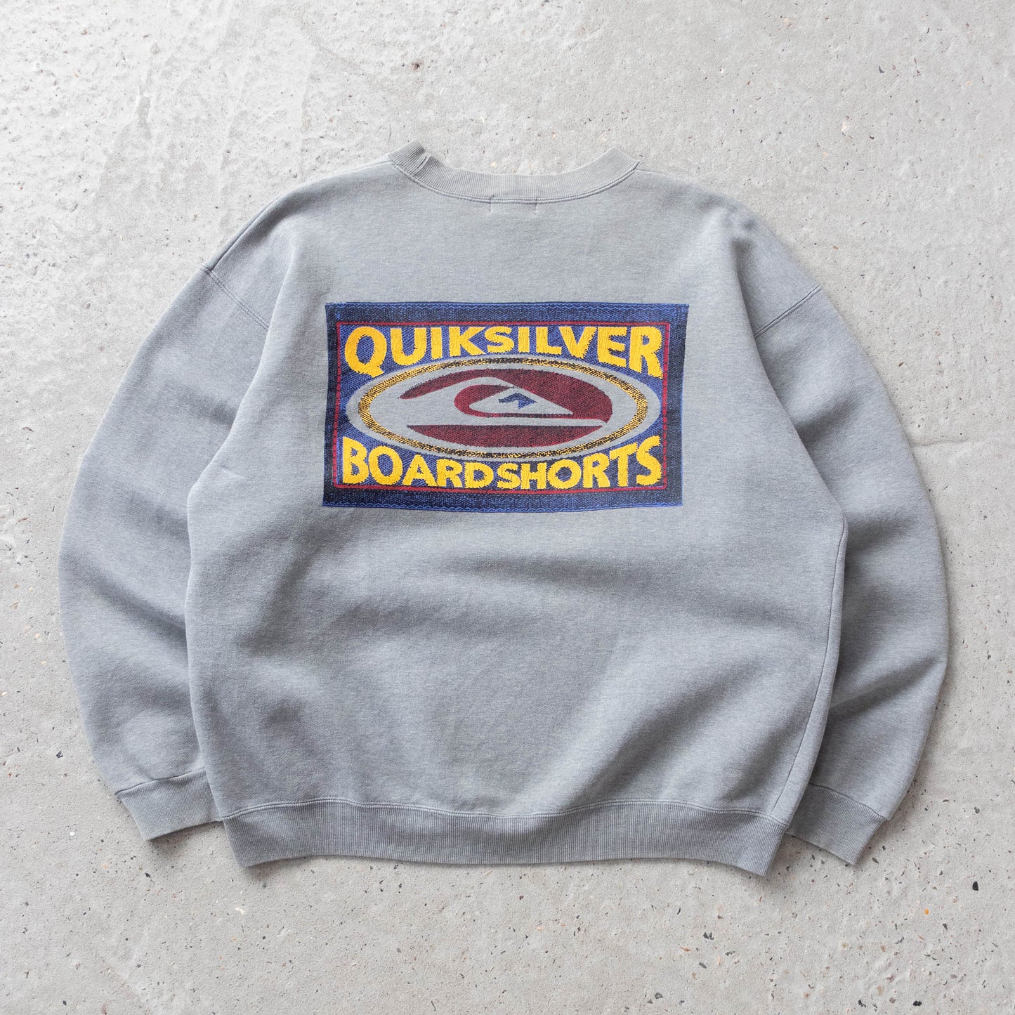 Vintage 90s Quiksilver Boardshorts Sweatshirt - M