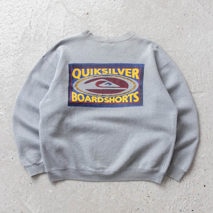 Vintage 90s Quiksilver Boardshorts Sweatshirt - M