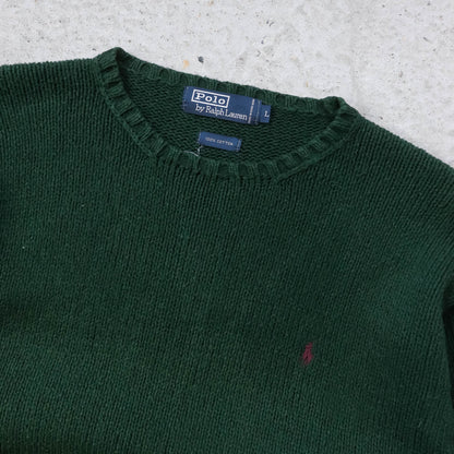 Polo Ralph Lauren Heavy Knit Sweater - 90s (L)