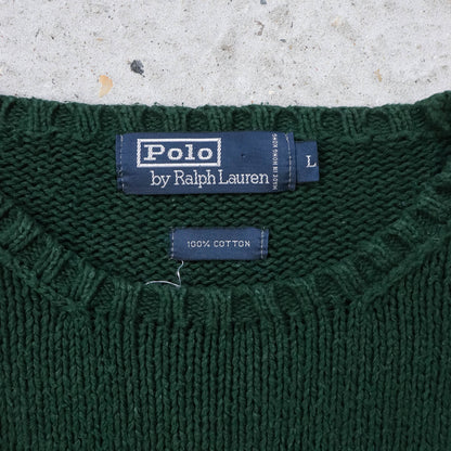 Polo Ralph Lauren Heavy Knit Sweater - 90s (L)
