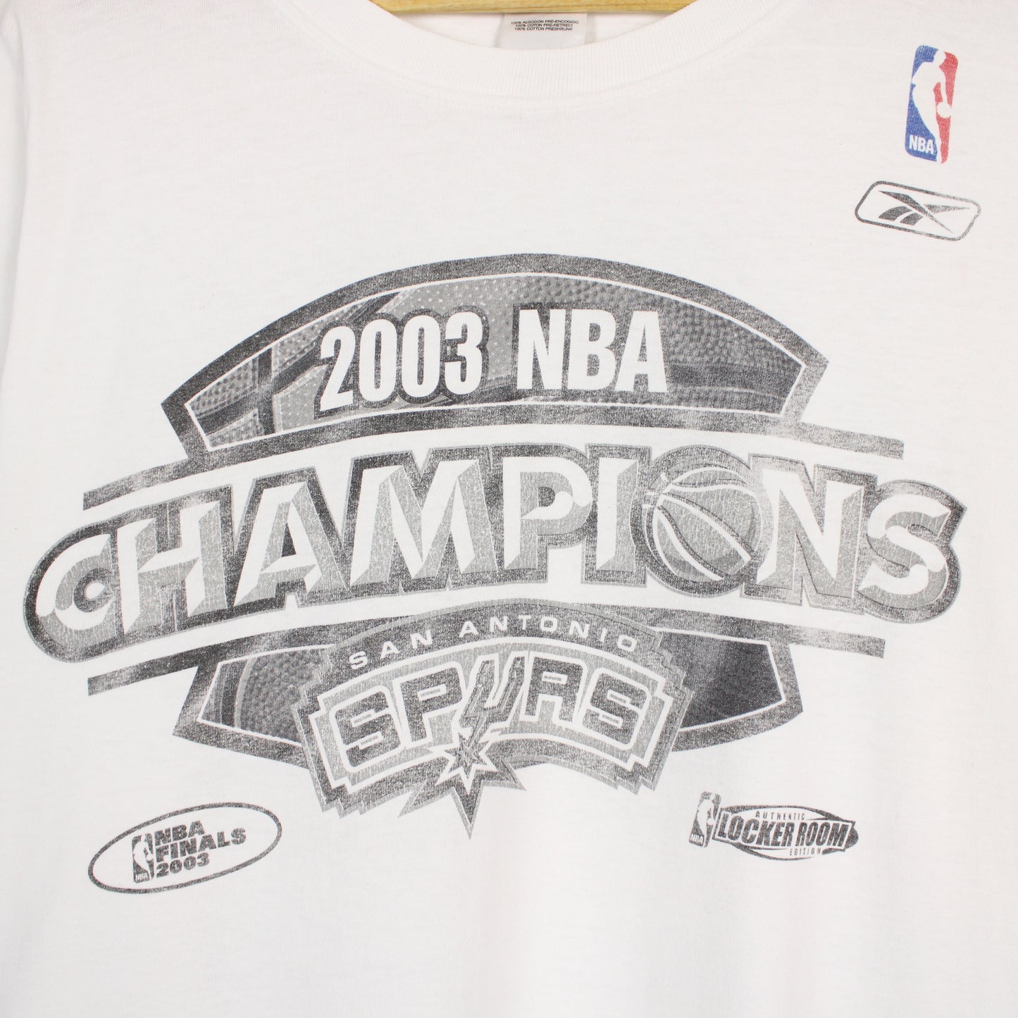 Vintage 2003 San Antonio Spurs NBA Champions Tee - XXL