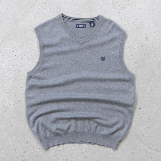 Chaps Ralph Lauren Knit Sweater Vest - 2000s (L)