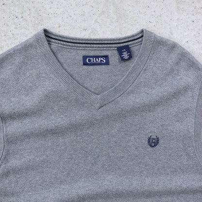 Chaps Ralph Lauren Knit Sweater Vest - 2000s (L)