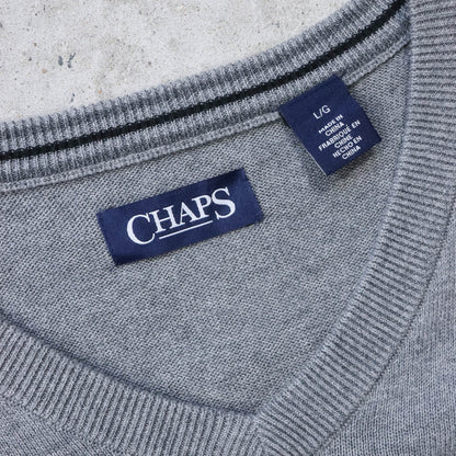 Chaps Ralph Lauren Knit Sweater Vest - 2000s (L)