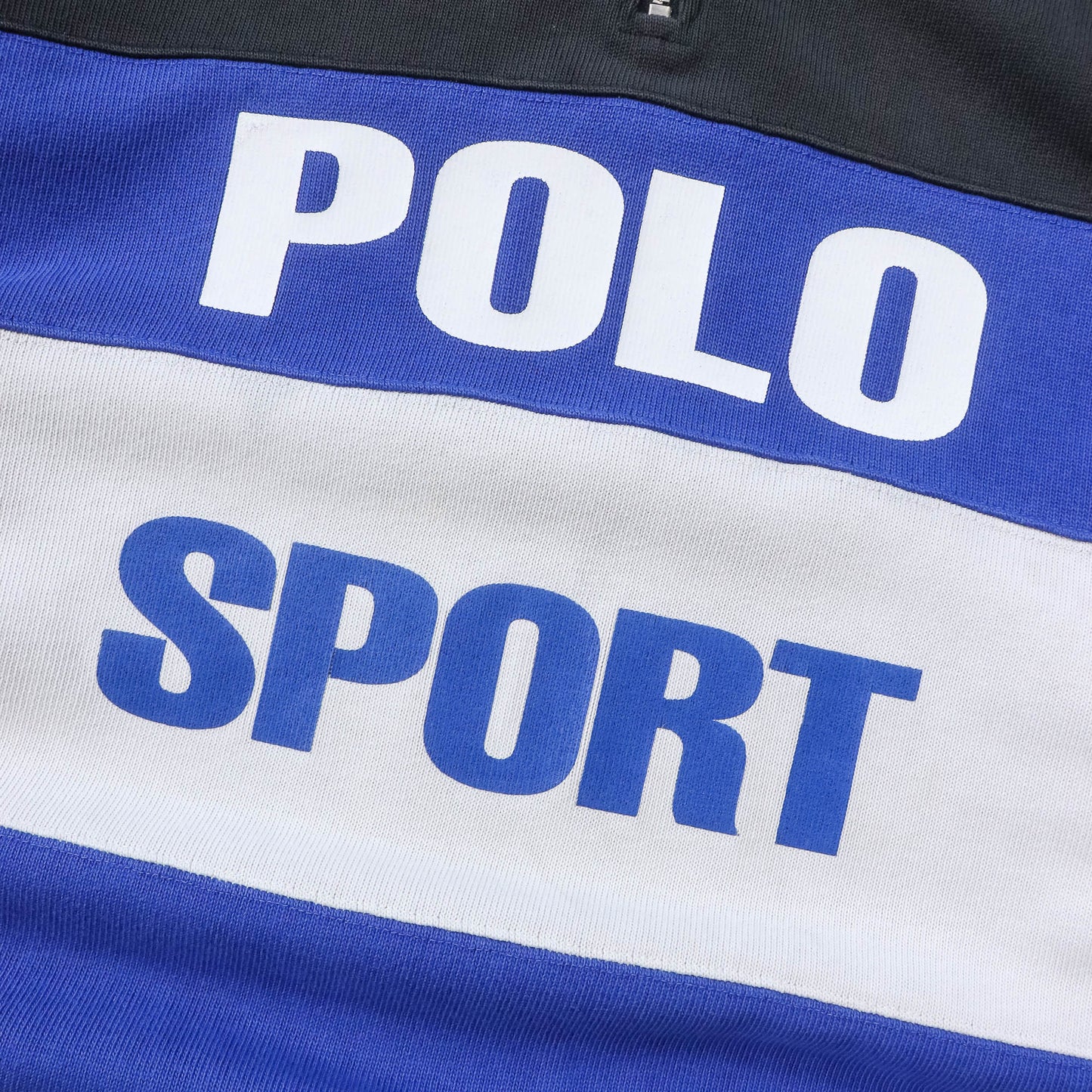 Polo Sport Spellout 1/4 Zip Sweatshirt - 90s (M)
