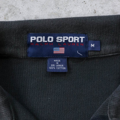 Polo Sport Spellout 1/4 Zip Sweatshirt - 90s (M)