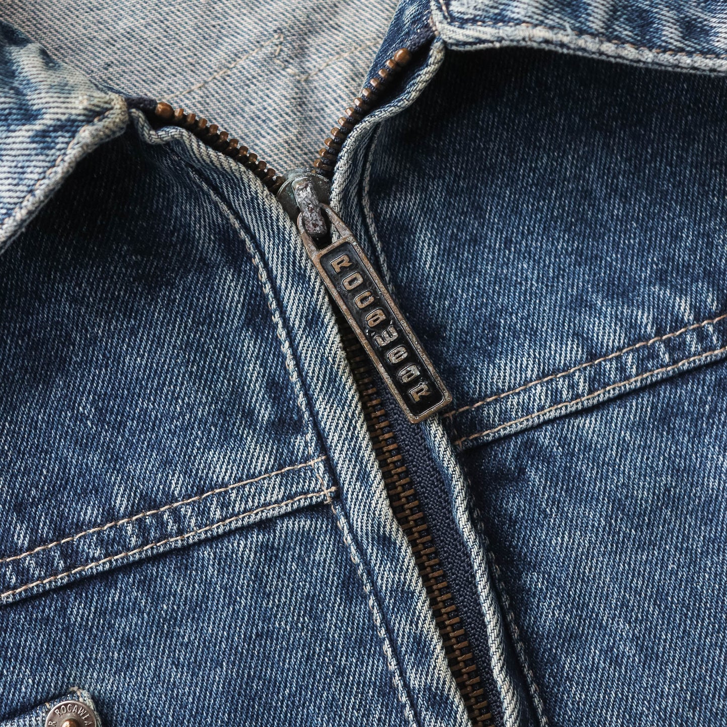 Vintage 90s Rocawear Embroidered Denim Jacket - XL