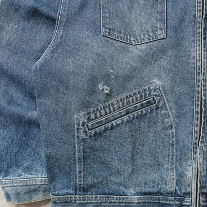 Vintage 90s Rocawear Embroidered Denim Jacket - XL
