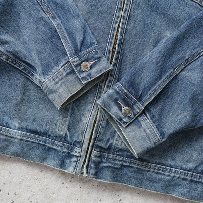Vintage 90s Rocawear Embroidered Denim Jacket - XL