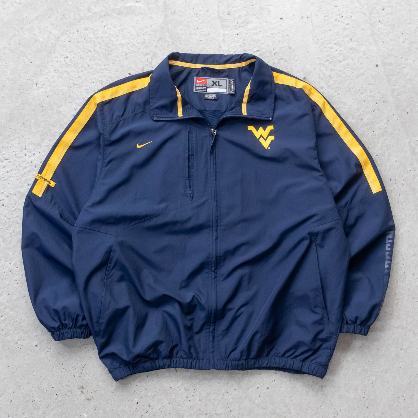 Nike West Virginia Mountaineers NCAA Windbreaker Jacket - 2000s (XL)
