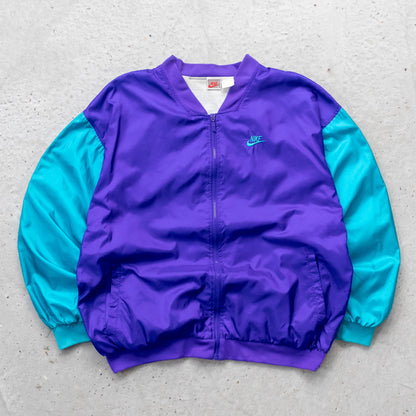 Nike Spellout Embroidered Bomber Jacket - 90s (XL)