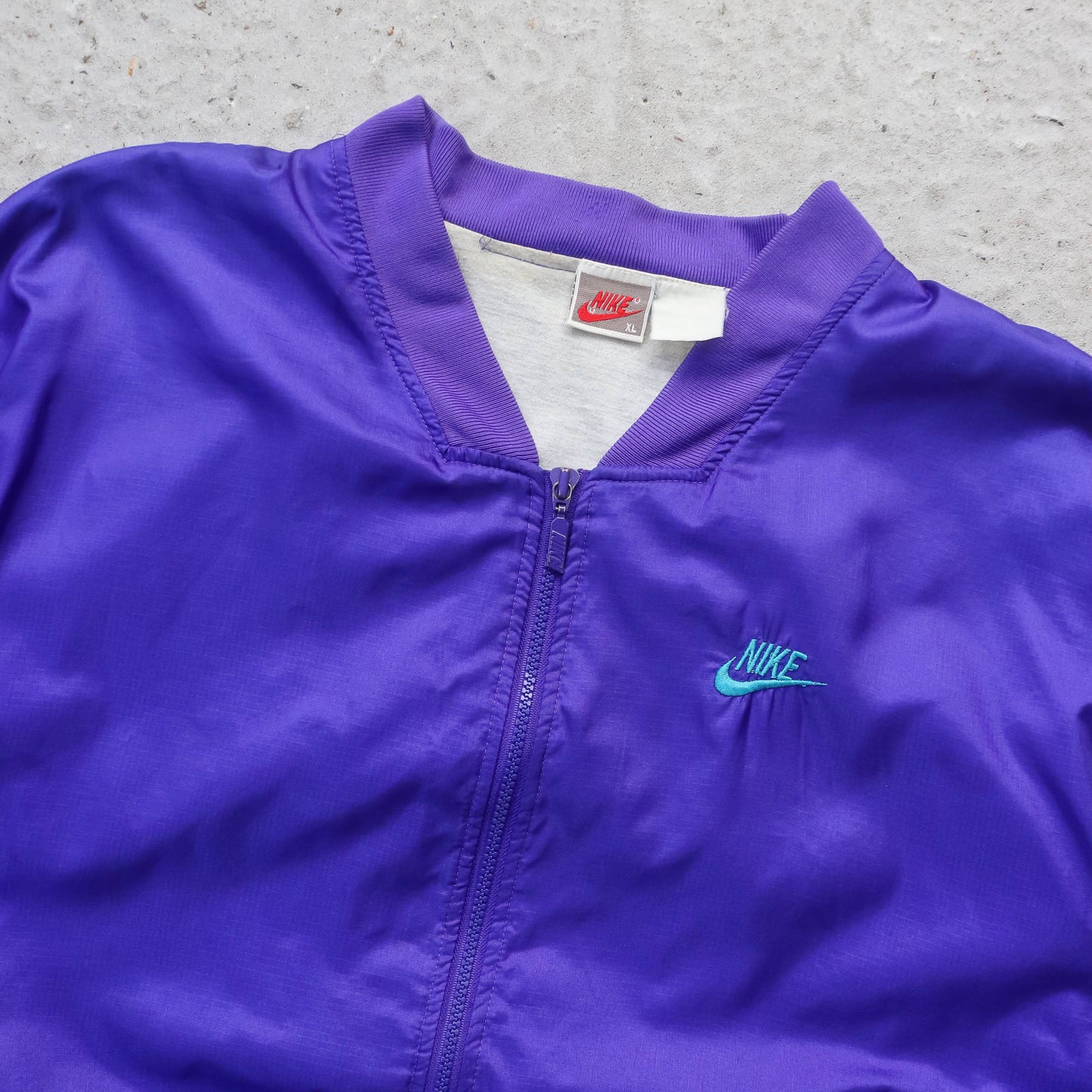 Nike Spellout Embroidered Bomber Jacket - 90s (XL)