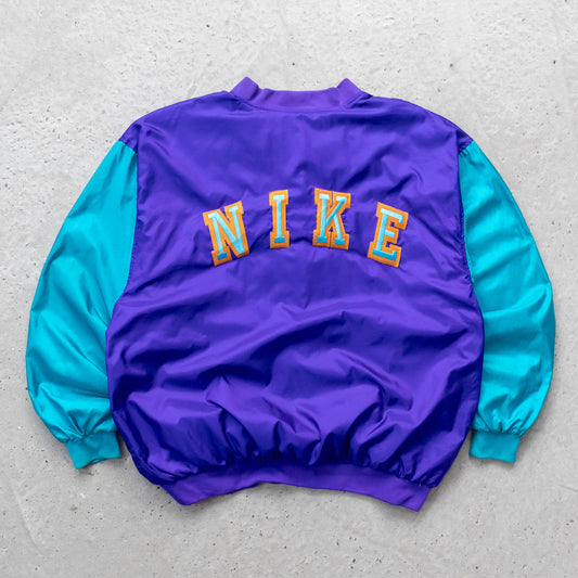 Nike Spellout Embroidered Bomber Jacket - 90s (XL)