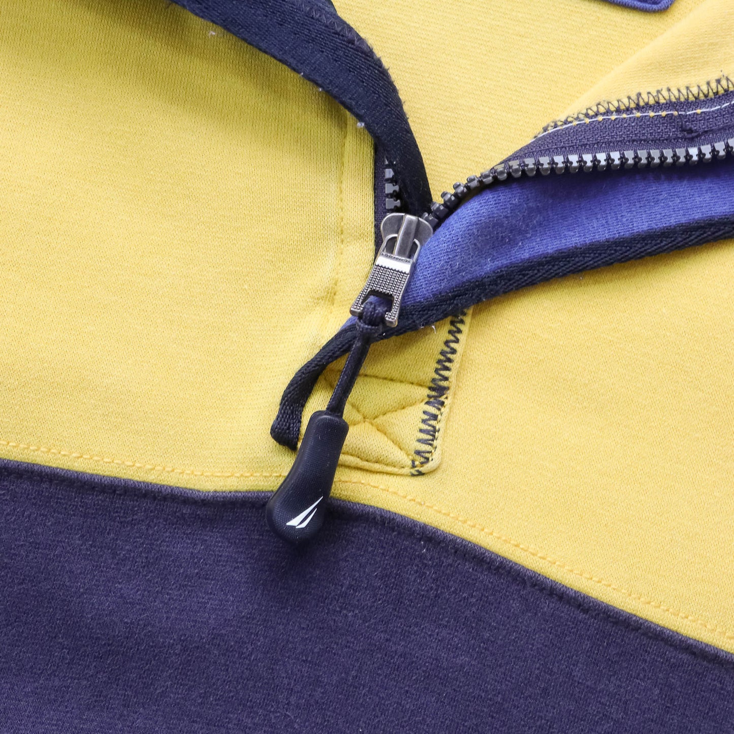 Nautica Sailing Colourblock 1/4 Zip Sweatshirt - 2000s (XXL)