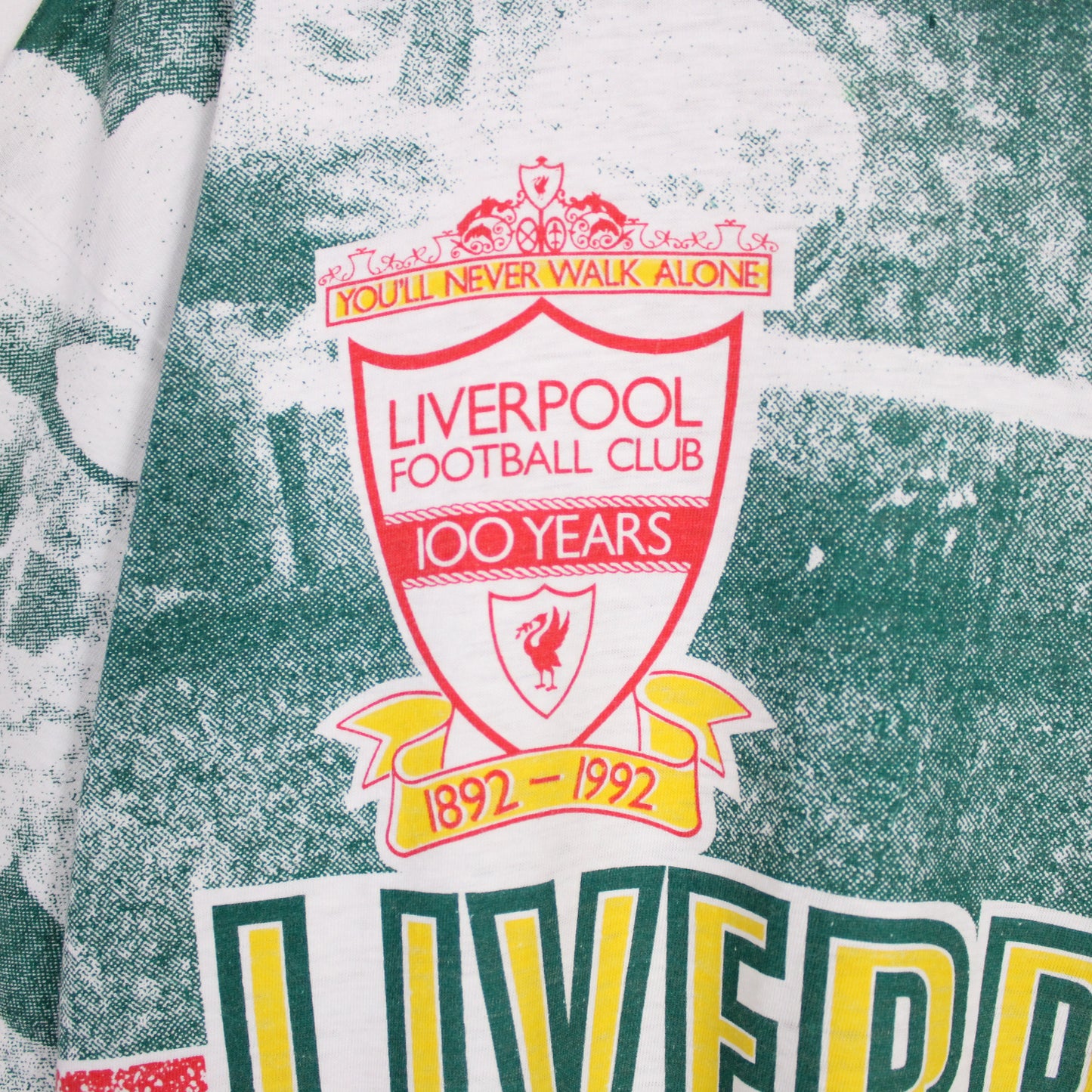 Vintage 1992 Liverpool FC AOP Tee - XL