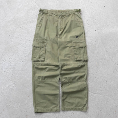 Nike Embroidered Swoosh Military Cargo Pants - 2000s (M)