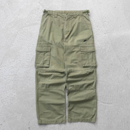 Nike Embroidered Swoosh Military Cargo Pants - 2000s (M)