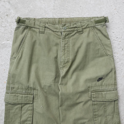 Nike Embroidered Swoosh Military Cargo Pants - 2000s (M)
