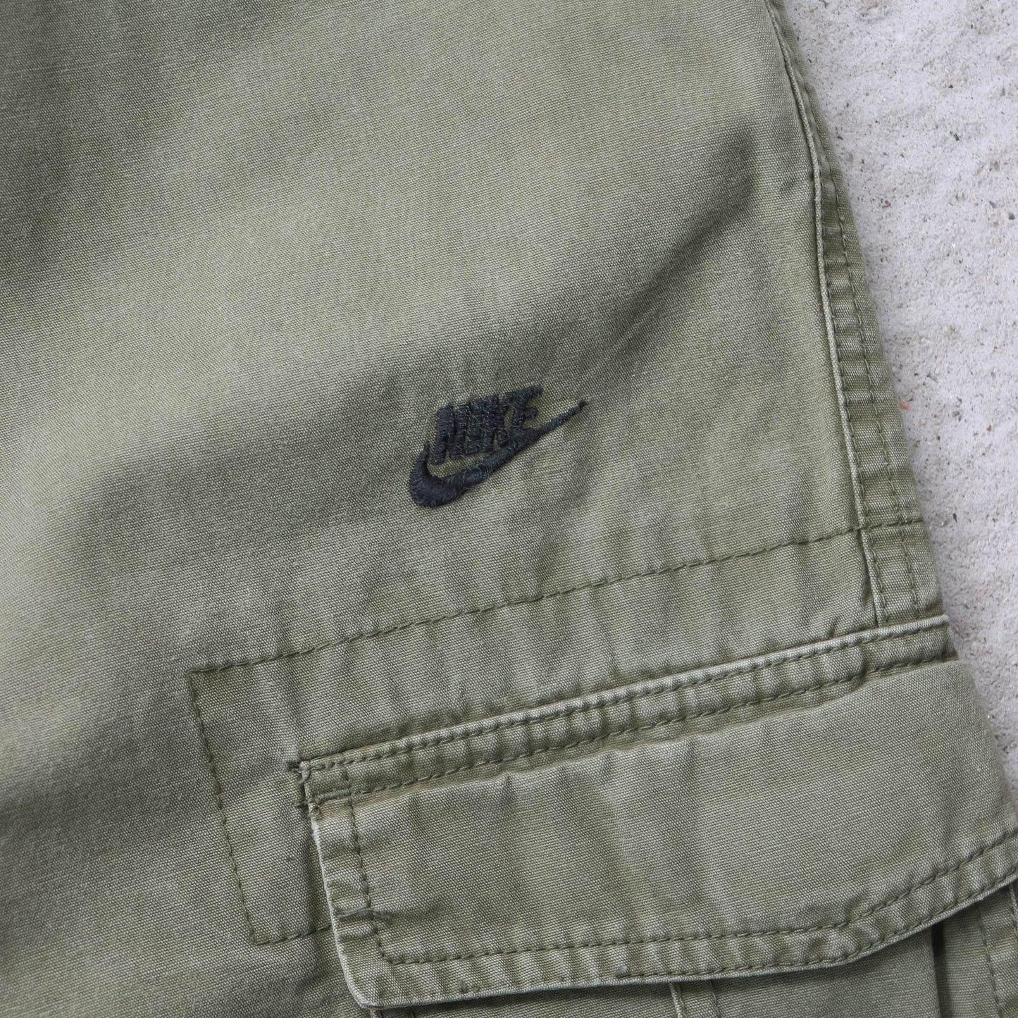 Nike Embroidered Swoosh Military Cargo Pants - 2000s (M)