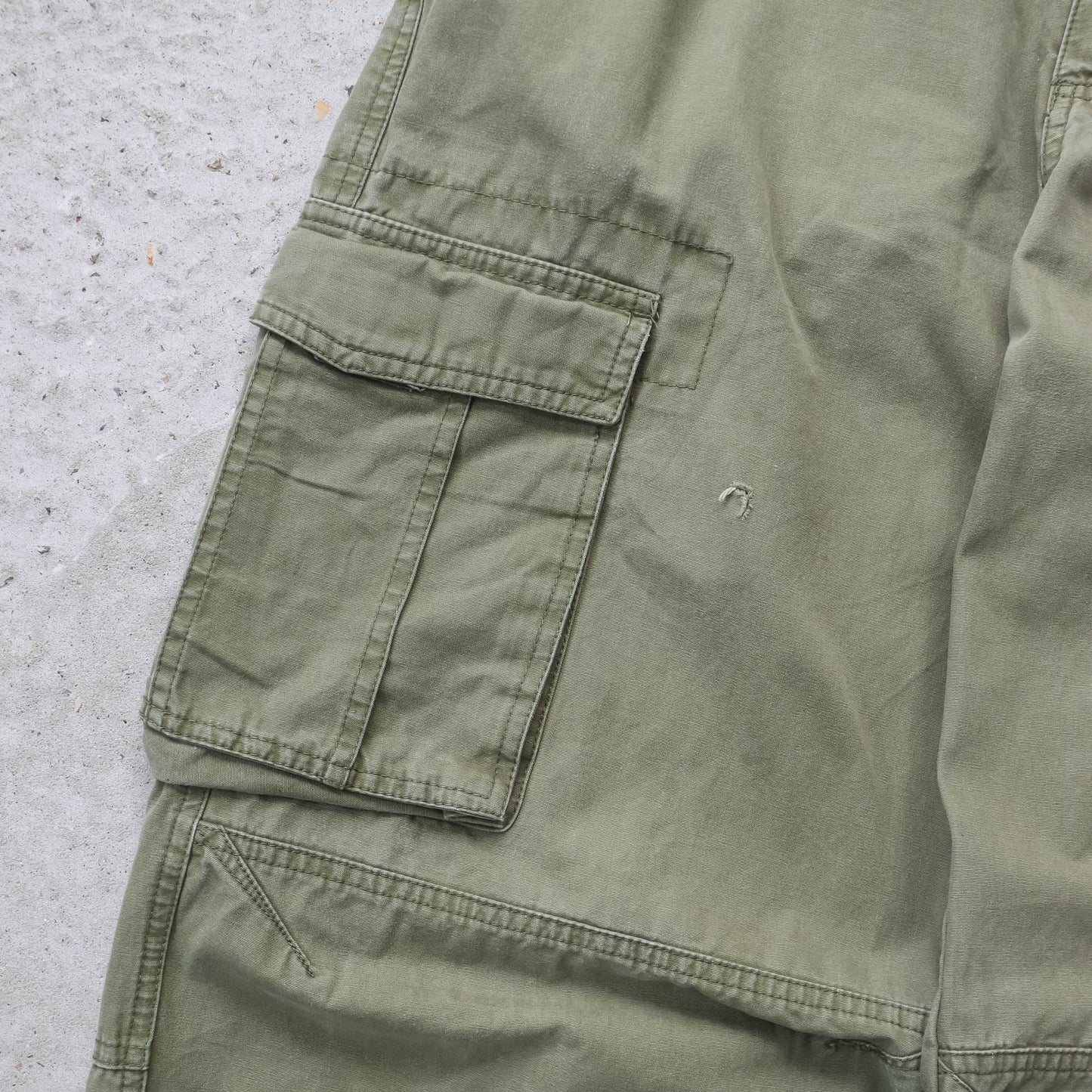 Nike Embroidered Swoosh Military Cargo Pants - 2000s (M)