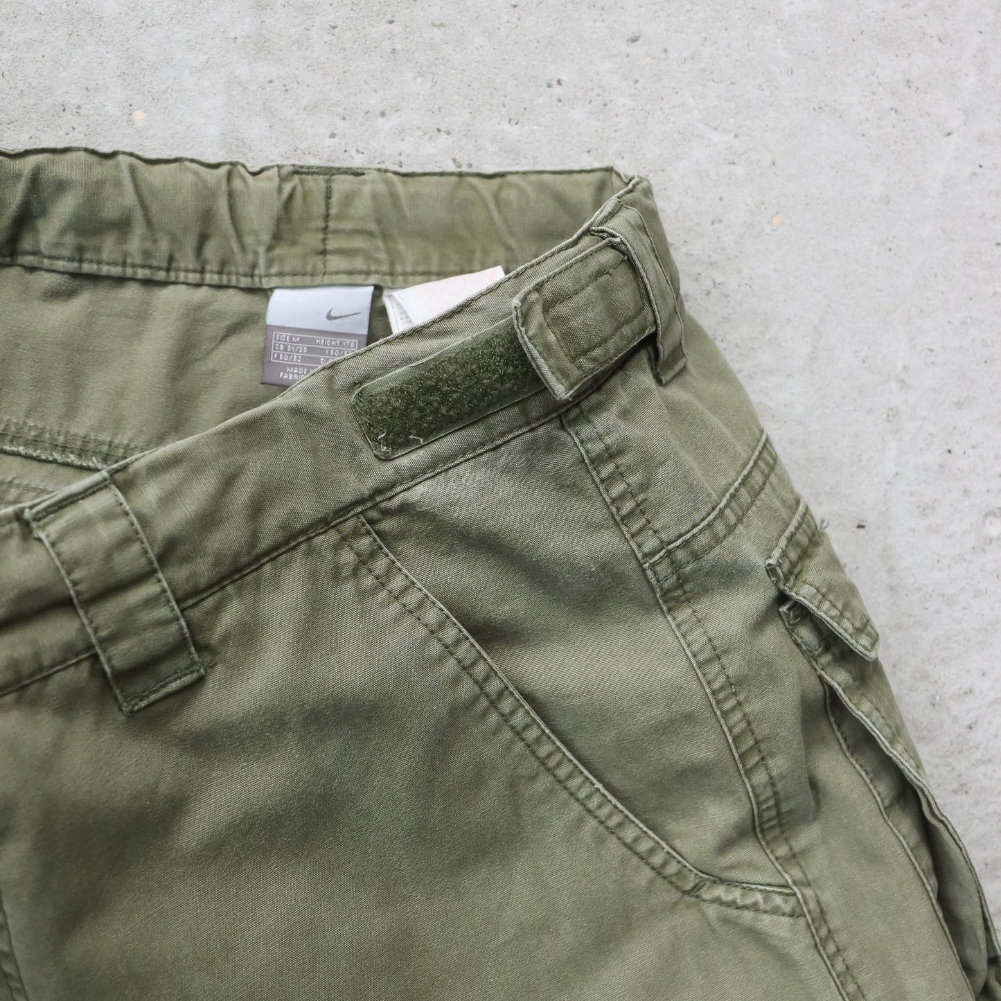 Nike Embroidered Swoosh Military Cargo Pants - 2000s (M)